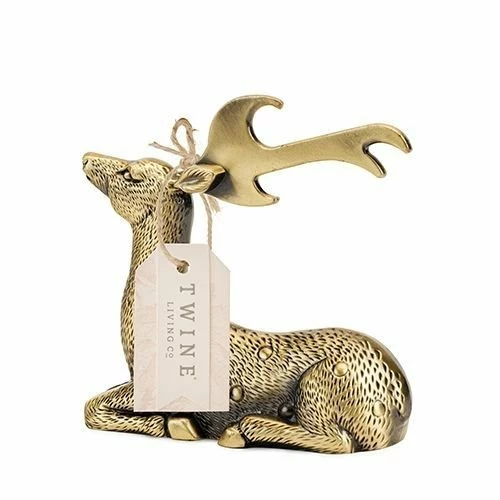 True Brands Rustic Holiday Gilded Deer Bottle Opener 5 True Brands Rustic Holiday Gilded Deer Bottle Opener - Image 4