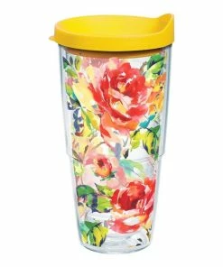Tervis® 24oz Double-Walled Insulated Tumbler With Lid | Fiesta® Floral Bouquet - Yellow