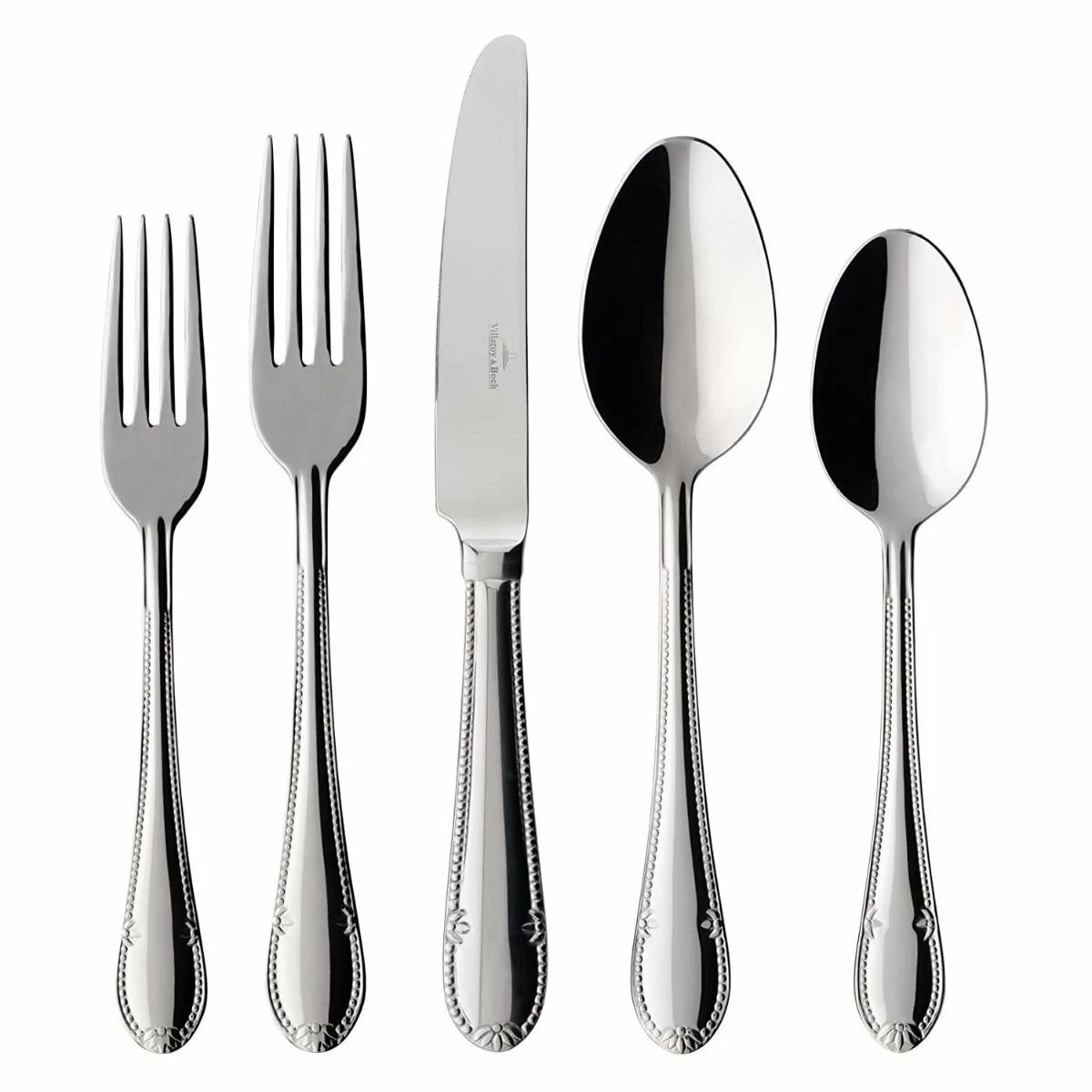 Villeroy & Boch 20-Piece Stainless Steel Flatware Set | Mademoiselle 3 Villeroy & Boch 20-Piece Stainless Steel Flatware Set | Mademoiselle
