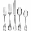 Oneida Brushed Satin 18/0 Stainless Steel 45-Piece Flatware Set | Voss -Glassware & Drinkware Shop 61pit 4eagl. ac sl1500 1