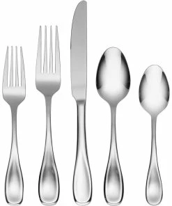 Oneida Brushed Satin 18/0 Stainless Steel 45-Piece Flatware Set | Voss