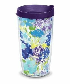 Tervis® 16oz Double-Walled Insulated Tumbler With Lid | Fiesta® Floral Bouquet - Purple