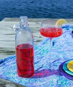 Bormioli Rocco 33.75oz Emilia Glass Bottle 19 Bormioli Rocco 33.75oz Emilia Glass Bottle -Glassware & Drinkware Shop 666217mba121990 lifestyle 3