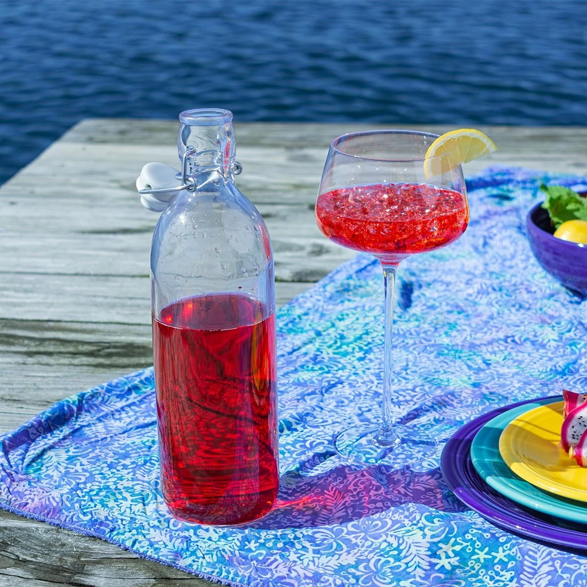 Bormioli Rocco 33.75oz Emilia Glass Bottle 8 Bormioli Rocco 33.75oz Emilia Glass Bottle - Image 6