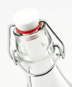 Bormioli Rocco 8.5oz Swing Top Glass Bottles | 12-pack -Glassware & Drinkware Shop 666260mb4321990 clear swing top bottle bormioli rocco 3 2