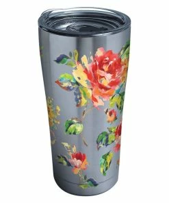 Tervis® 20oz Triple-Walled Insulated Stainless Steel Tumbler With Lid | Fiesta® Floral Bouquet
