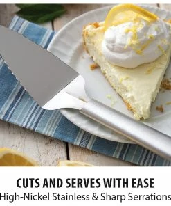 Rada Cutlery Serrated Pie Server | Silver -Glassware & Drinkware Shop 71bscxsutql. ac sl1100