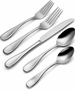 Oneida Brushed Satin 18/0 Stainless Steel 45-Piece Flatware Set | Voss 12 Oneida Brushed Satin 18/0 Stainless Steel 45-Piece Flatware Set | Voss -Glassware & Drinkware Shop 71d0mvcl8kl. ac sl1500 1