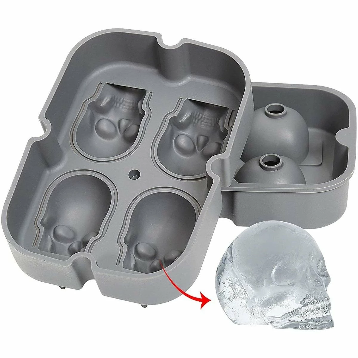 Frieling Cranio Silicone Ice Cube Tray 3 Frieling Cranio Silicone Ice Cube Tray