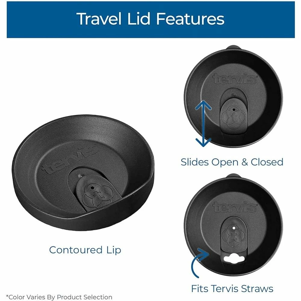 Tervis® 24oz Double-Walled Insulated Tumbler With Lid | Fiesta® Calypso - Lapis 6 Tervis® 24oz Double-Walled Insulated Tumbler With Lid | Fiesta® Calypso - Lapis - Image 4