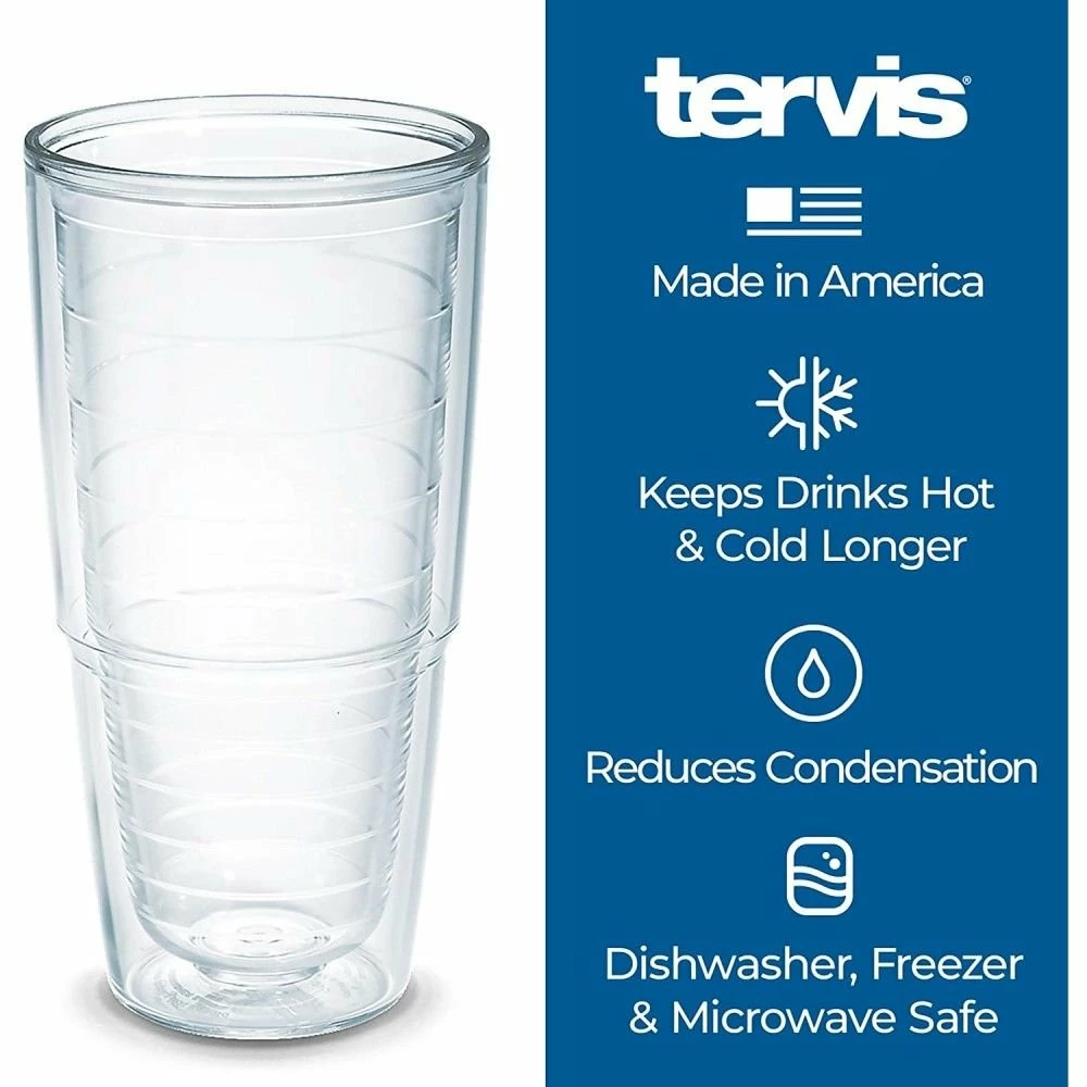 Tervis® 24oz Double-Walled Insulated Tumbler With Lid | Fiesta® Calypso - Lapis 5 Tervis® 24oz Double-Walled Insulated Tumbler With Lid | Fiesta® Calypso - Lapis - Image 3