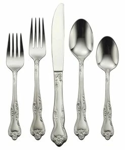Oneida 18/0 Stainless Steel 45-Piece Flatware Set | Azalea