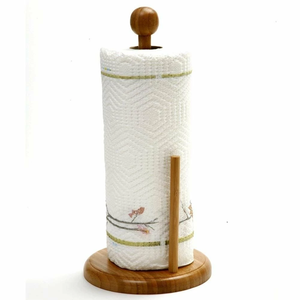 Norpro Bamboo Paper Towel Holder 4 Norpro Bamboo Paper Towel Holder - Image 2