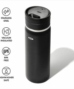OXO Good Grips 20oz Thermal Mug Water Bottle | Onyx -Glassware & Drinkware Shop 81 rflwbtml. ac sl1500
