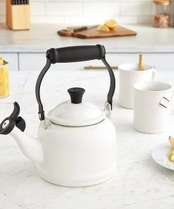 Le Creuset 1.25 Qt. Demi Kettle Tea Pot + 2 - 14oz Mugs Set | White -Glassware & Drinkware Shop 811mew69xyl. ac sl1500