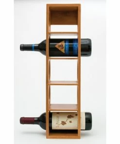 Lipper International Stacking 5-Bottle Wine Rack | Bamboo 14 Lipper International Stacking 5-Bottle Wine Rack | Bamboo -Glassware & Drinkware Shop 8305 vert white bottles
