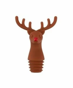 True Brands Reindeer Bottle Stopper