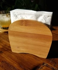 Lipper International Napkin Holder | Bamboo -Glassware & Drinkware Shop 8861 lfs cocktail hour 2
