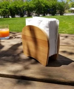 Lipper International Napkin Holder | Bamboo -Glassware & Drinkware Shop 8861 lfs picnic table