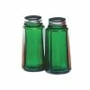 Mosser Glass Panel Salt And Pepper Shakers | Hunter Green -Glassware & Drinkware Shop 930hg