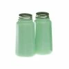 Mosser Glass Panel Salt And Pepper Shakers | Jade 2 Mosser Glass Panel Salt And Pepper Shakers | Jade -Glassware & Drinkware Shop 930j