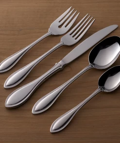 Oneida 18/0 Stainless Steel 45-Piece Flatware Set | American Harmony -Glassware & Drinkware Shop akljsf478