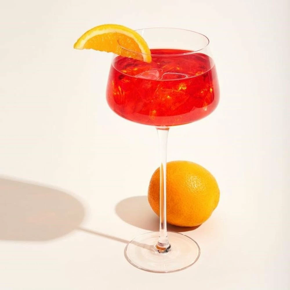 Viski® Angled Crystal Amaro Spritz Glasses 8 Viski® Angled Crystal Amaro Spritz Glasses - Image 6