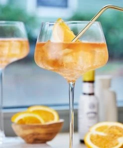 Viski® Angled Crystal Amaro Spritz Glasses 25 Viski® Angled Crystal Amaro Spritz Glasses -Glassware & Drinkware Shop amoro2