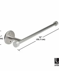 Umbra Cappa Wall Mounted Paper Towel Holder | Nickel 22 Umbra Cappa Wall Mounted Paper Towel Holder | Nickel -Glassware & Drinkware Shop cappa10