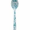 Crow Canyon Home Crow Canyon Enameled Serving Spoon Turquoise Marble -Glassware & Drinkware Shop d51tqm
