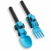 Masontops Dinneractive Construction Utensil Set Of 2 Blue -Glassware & Drinkware Shop dinneractive construction utensil set da2pcbl
