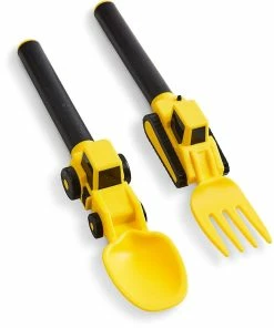 Masontops Dinneractive Construction Utensil Set Of 2 Yellow