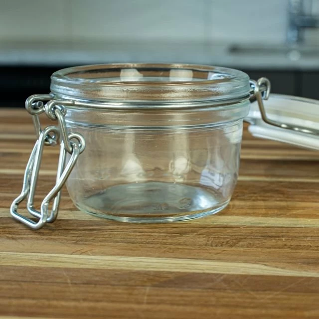 Bormioli Rocco 4.25oz Swing Top Fido Jar | White Top 6 Bormioli Rocco 4.25oz Swing Top Fido Jar | White Top - Image 4