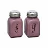 Mosser Glass Monogram Salt & Pepper Set | Eggplant 1 Mosser Glass Monogram Salt & Pepper Set | Eggplant -Glassware & Drinkware Shop eggplantsp1
