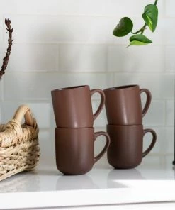 Everything Kitchens Modern Flat 8-Piece Mug Set | Brown & Beige 12 Everything Kitchens Modern Flat 8-Piece Mug Set | Brown & Beige -Glassware & Drinkware Shop ek modern flat lifestyle squares 0012 capture0030 1