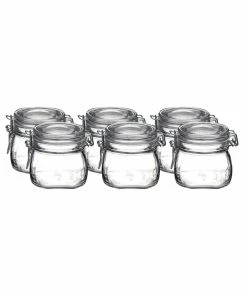 Glassware & Drinkware Shop 35 Bormioli Rocco 0.5L Swing Top Fido Canning Jars | 6-pack