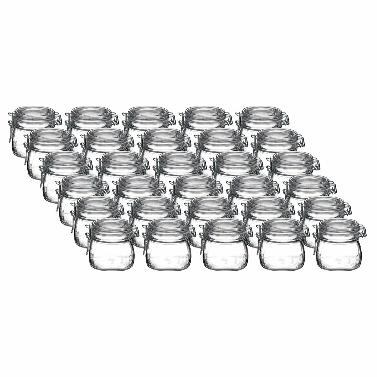 Bormioli Rocco 0.5L Swing Top Fido Glass Jars | 30-pack 3 Bormioli Rocco 0.5L Swing Top Fido Glass Jars | 30-pack