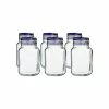 Bormioli Rocco 2L Swing Top Fido Glass Jars - Blue Lid | 6-pack 2 Bormioli Rocco 2L Swing Top Fido Glass Jars - Blue Lid | 6-pack -Glassware & Drinkware Shop ekb br2lfb