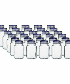 Bormioli Rocco 2L Swing Top Fido Glass Jars - Blue Lid | 30-pack