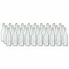Bormioli Rocco 33.75oz Swing Top Giara Glass Bottles - Clear | 30-pack -Glassware & Drinkware Shop ekb br3375gc 30