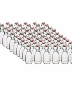 Bormioli Rocco 4.25oz Swing Top Glass Bottles | 60-pack