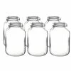Bormioli Rocco 4.67L Swing Top Fido Glass Jars | 6-pack
