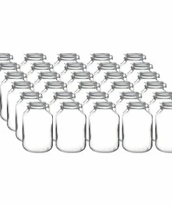 Bormioli Rocco 5L Swing Top Fido Glass Jars | 30-pack