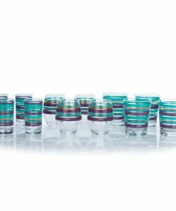 Fiesta® Drinkware Set Of 12 | Desert Stripes