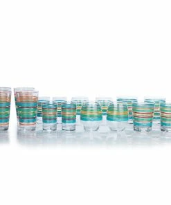 Fiesta® Drinkware Set Of 16 | Rainbow Radiance