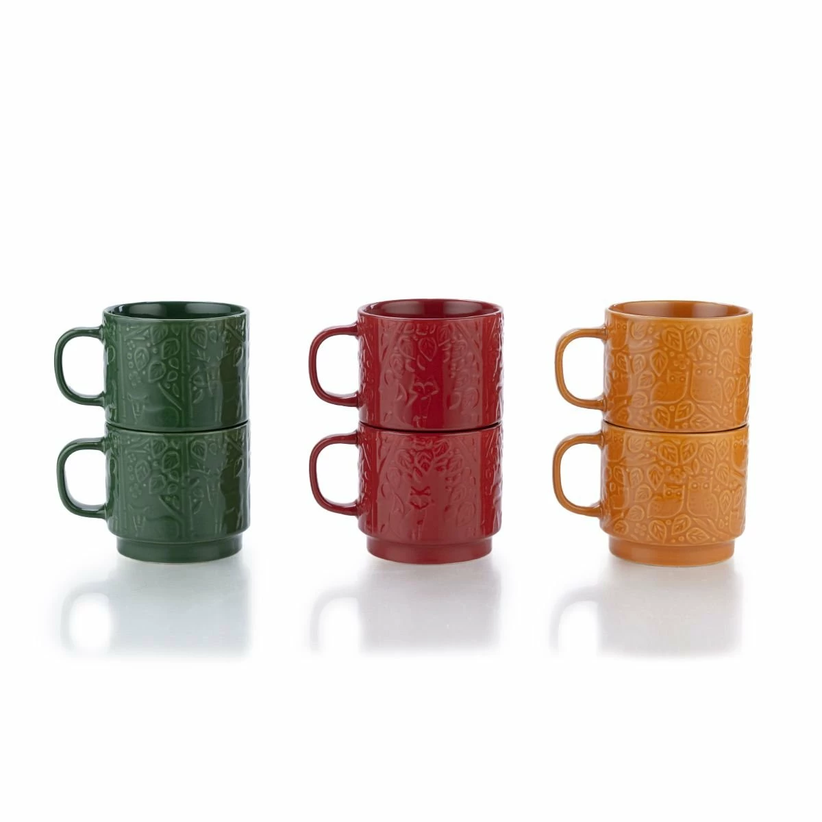 Mason Cash In The Forest 16oz Mugs | Set Of 6 3 Mason Cash In The Forest 16oz Mugs | Set Of 6