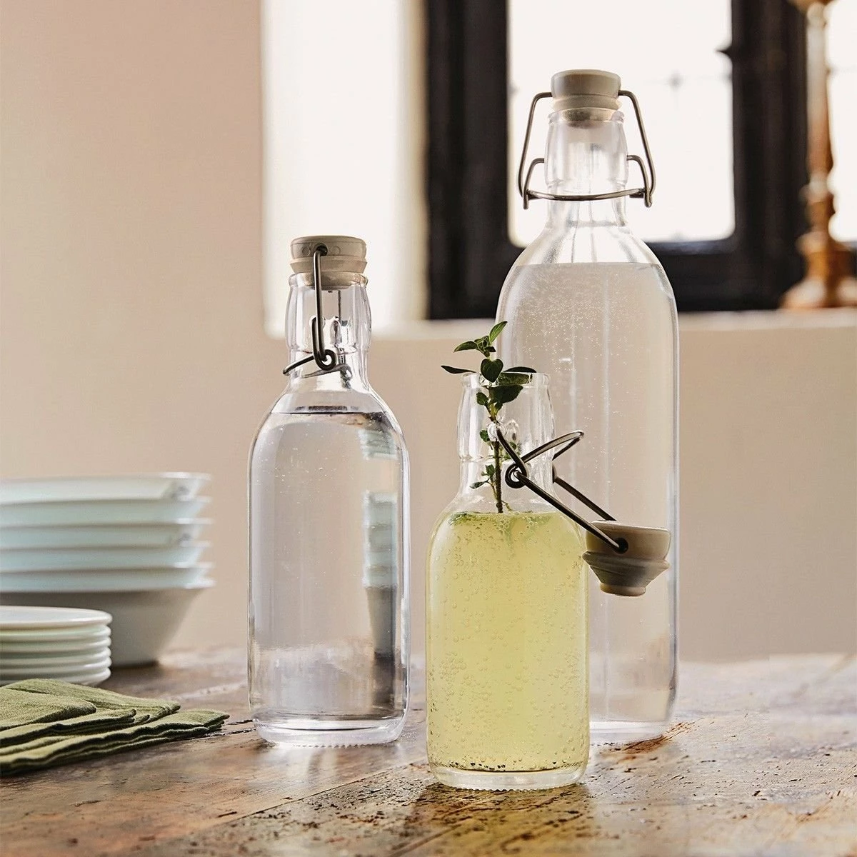 Bormioli Rocco 17oz Emilia Glass Bottle 6 Bormioli Rocco 17oz Emilia Glass Bottle - Image 4