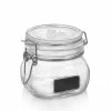 Bormioli Rocco 17oz Swing Top Storage Jar W/Chalkboard Label 2 Bormioli Rocco 17oz Swing Top Storage Jar W/Chalkboard Label -Glassware & Drinkware Shop fido jar rocco chalkboard 500ml