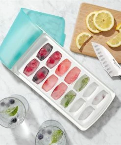 OXO Good Grips No-Spill Ice Cube Tray 16 OXO Good Grips No-Spill Ice Cube Tray -Glassware & Drinkware Shop gg 1132080 9e