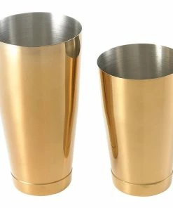 Mercer Barfly Basic Set | Gold Plated 8 Mercer Barfly Basic Set | Gold Plated -Glassware & Drinkware Shop gold plated shaker basic